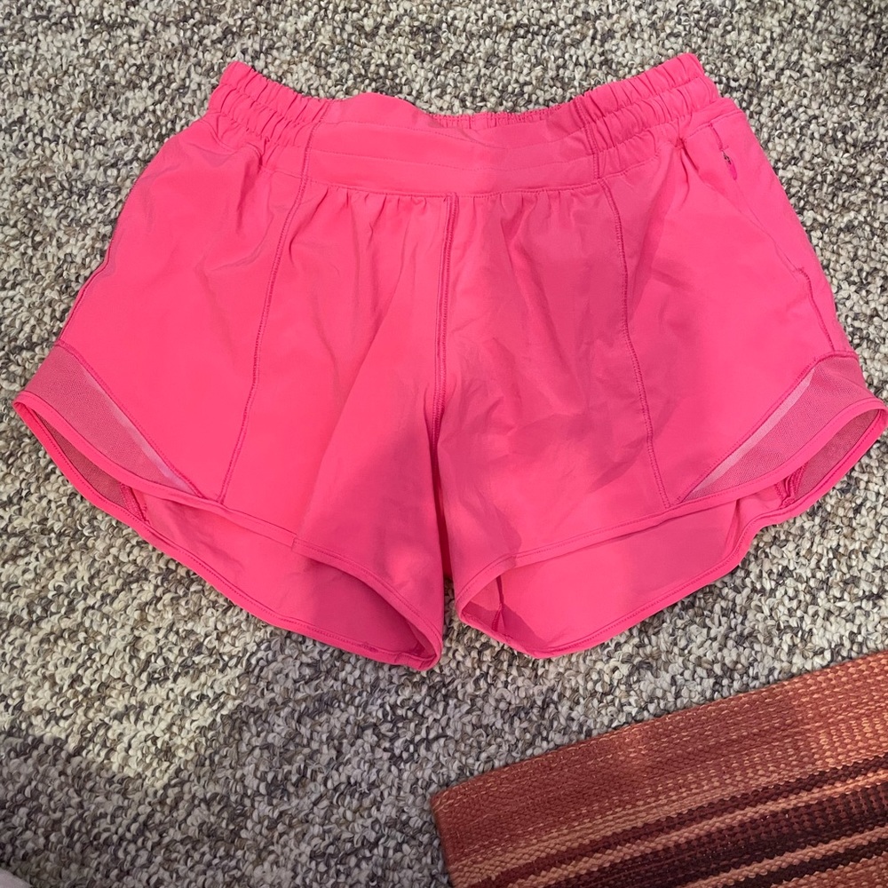 Lululemon Hotty Hot Shorts Long Pink